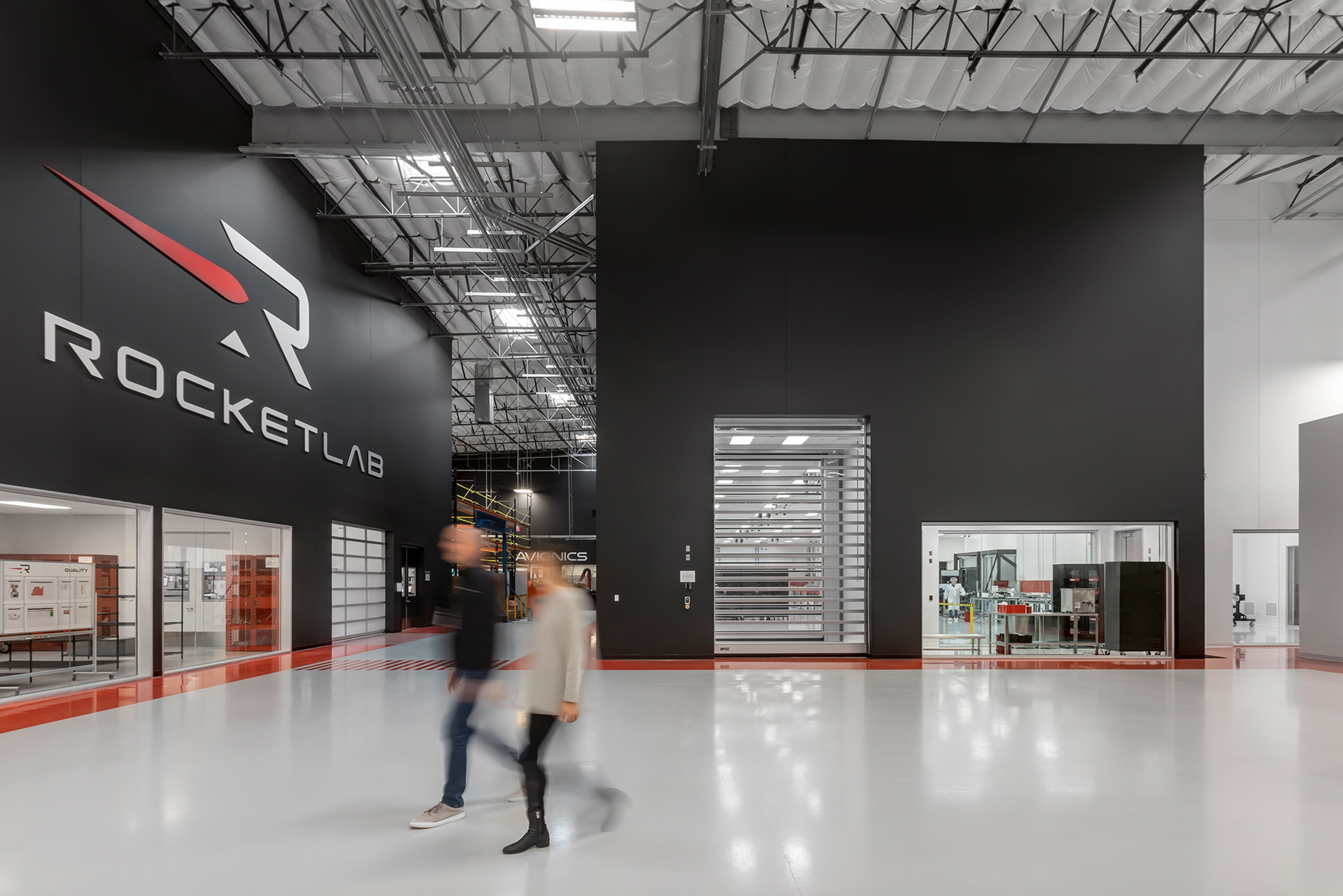 Image shows Rocket Lab facility